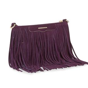 NWT Rebecca Minkoff Suede Finn Crossbody